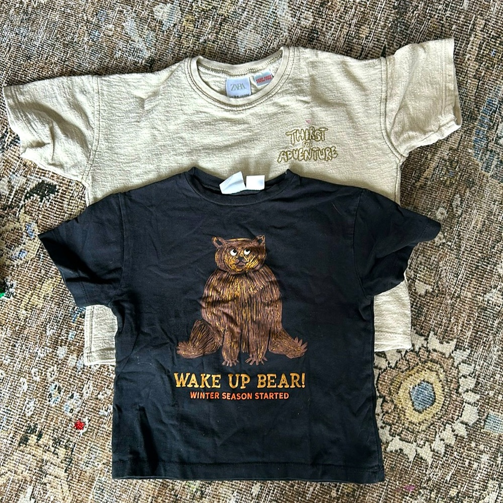 Zara boys short sleeve bundle 3-4T t-shirt